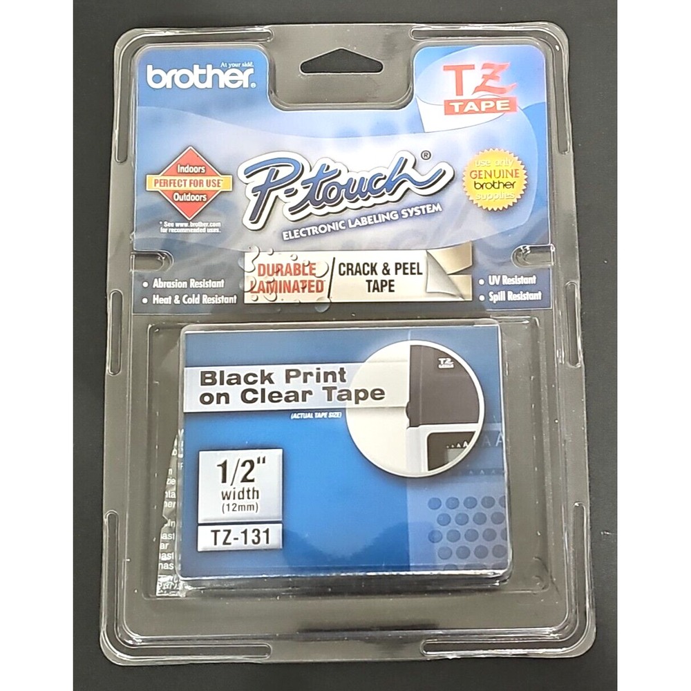 Genuine Brother P-Touch TZ-Tape TZ-2312PK 1-Tape Value Pack NEW!